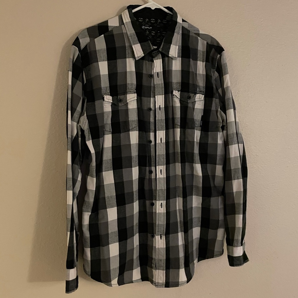 Split flannel XL